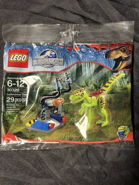 LEGO 30320 JURASSIC WORLD GALLIMIMUS TRAP (29 Pieces Polybag) DINOSAUR NEW