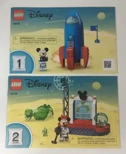 Lego 10774 Minnie Mouse’s Space Rocket Instruction Manual Book Only - No Bricks