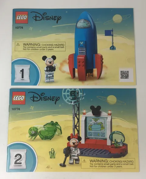 Lego 10774 Minnie Mouse’s Space Rocket Instruction Manual Book Only - No Bricks
