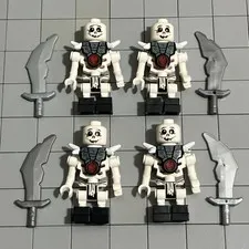 LEGO Ninjago Skeleton Minifigure Lot of 4 Chopov 2114 D4 63