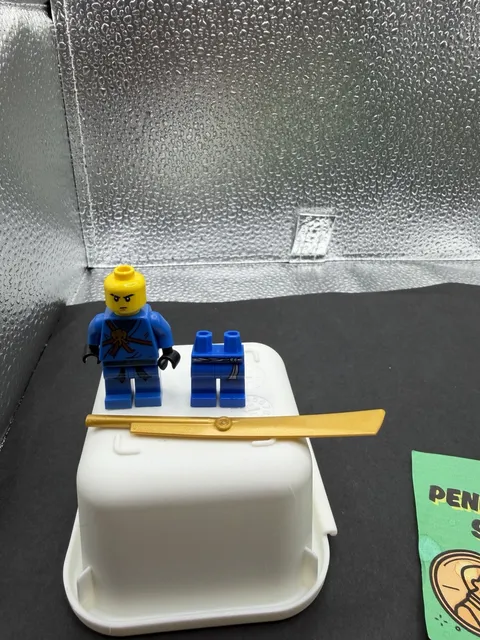 LEGO Ninjago Jay Gold Weapons Minifigure Sword Body Part Lot 3