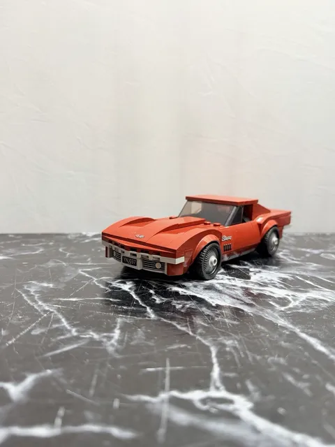LEGO 1969 Dark Red Corvette Stingray Speed Champions