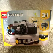 LEGO Creator Retro Camera 31147 261-Piece Set 8+ 3in1 Photography