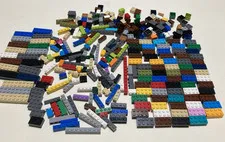 LEGO Bricks 2x2 2x3 2x4 2x6 2x8 & More Mixed Bulk Lot 1+ LB Used