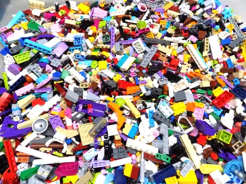 Lego Toy Lot Bulk 250 pc Mixed Building Bricks Blocks Parts Pieces {WASHED}