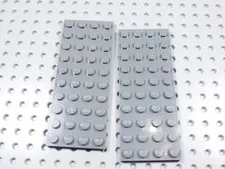 LEGO Lot of 2 Dark Bluish Gray 4x10 Plates BE