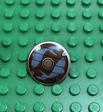 LEGO Lake Town Guard Round Shield Part - Fish Design - The Hobbit - New 79013