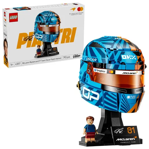 LEGO® Editions: McLaren Mastercard F1® Team Oscar Piastri Helmet (43017) | 🧡💙