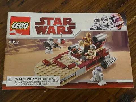 Lego Star Wars LUKE'S LANDSPEEDER 8092 *INSTRUCTIONS ONLY*