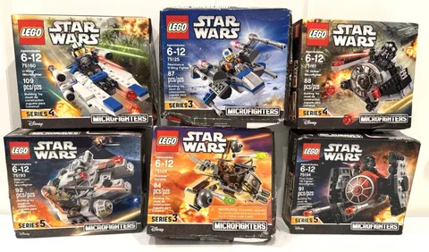 Lego Star Wars 75125 75129 75160 75161 75193 75194 Microfighters lot new -read