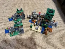 Lego Minecraft Cave Bundle 21155 21141 X 2 Read Description!!