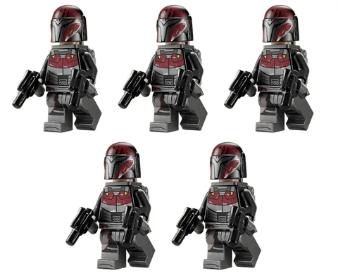LEGO Star Wars Mandalorian Super Commando Minifigure Trooper LOT of 5x 75449 NEW