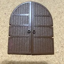 LEGO 2x Lot Brown Curved Top Arch Castle Door 1 x 5 x 10 8376 6081 6059 6090