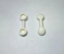 Lego Lot Of 2 White Telephone Reciever Phone New City Door Handle