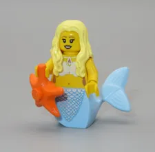 LEGO Mermaid blond starfish blue Ocean Collectible series CMF 9 minifigure