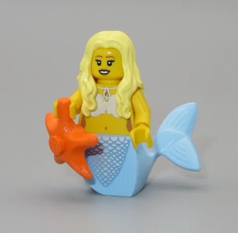 LEGO Mermaid blond starfish blue Ocean Collectible series CMF 9 minifigure