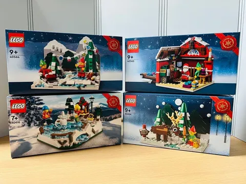 LEGO Christmas 4-Set Bundle 40416 40564 40565 40484 NEW