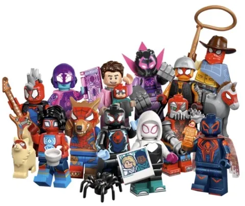 Lego New 71050 Series Spider-Man Across the Spider-Verse CMF Complete Set of 12