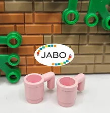 ( S12 / 1 / 15 ) LEGO 3899 Utensil Cup Cup Pink