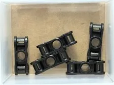 LEGO Parts - Black Technic, Axle Pin Perpendicular 3L - No 32184 - QTY 5
