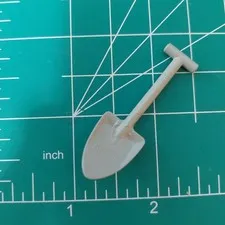 Fabuland Light Gray Shovel x120a Accessory Vintage Lego Utensil