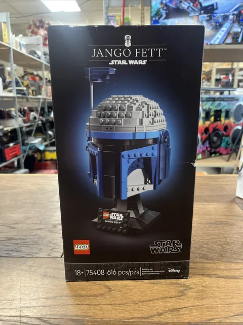 Lego 75408 Star Wars Jango Fett Helmet 2025 Box Damage Free Shipping New Sealed