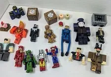 Minecraft people blocks parts  Spiderman Qty 21 used Nice!