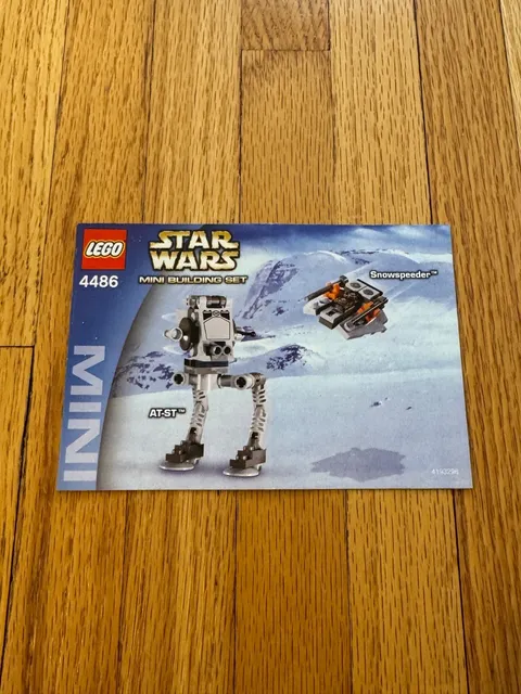 Lego Star Wars Mini AT-ST & Snowspeeder (4486) Instruction Booklet Only