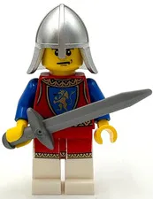 Lego New Castle Lion Knight Minifigure Weapon Medieval Men Helmet Army
