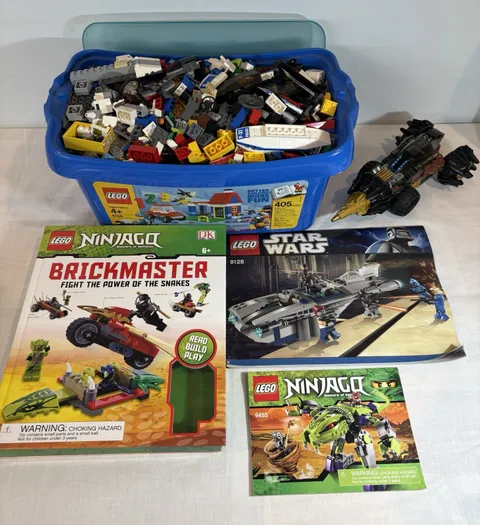 LEGO Bulk Lot Bricks & Minifigures NINJAGO Brickmaster 8128 + MPN 9455