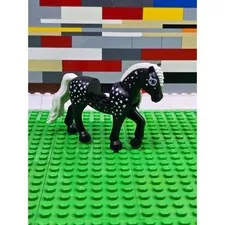 LEGO Friends Black Horse With White Spots