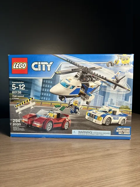 LEGO City 60138 High-Speed Chase Retired Sealed New NISB Rare Police Set