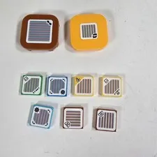 LEGO Super Mario Barcode Scanner Tiles & Platform Lot Of 9 Pieces 