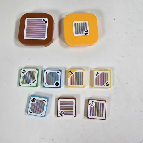 LEGO Super Mario Barcode Scanner Tiles & Platform Lot Of 9 Pieces 