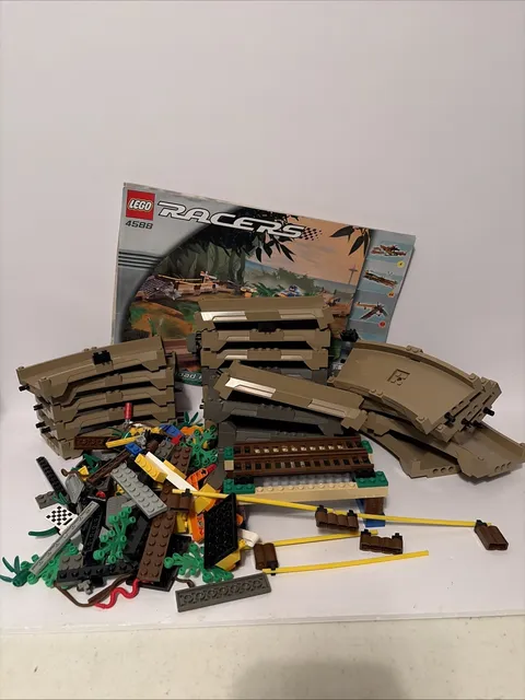 LEGO 4588 Racers Off Road Race Track Incomplete Parts Lot