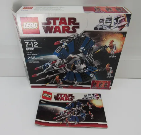 LEGO STAR WARS DROID TRI-FIGHTER 8086 ** EMPTY BOX & INSTRUCTION MANUAL ONLY **
