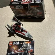 LEGO Star Wars 6205 V-Wing Fighter 118pc with Manual with Box