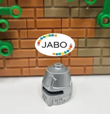 (S12/21/12) LEGO Minifigure 89520 Headgear Helmet Silver
