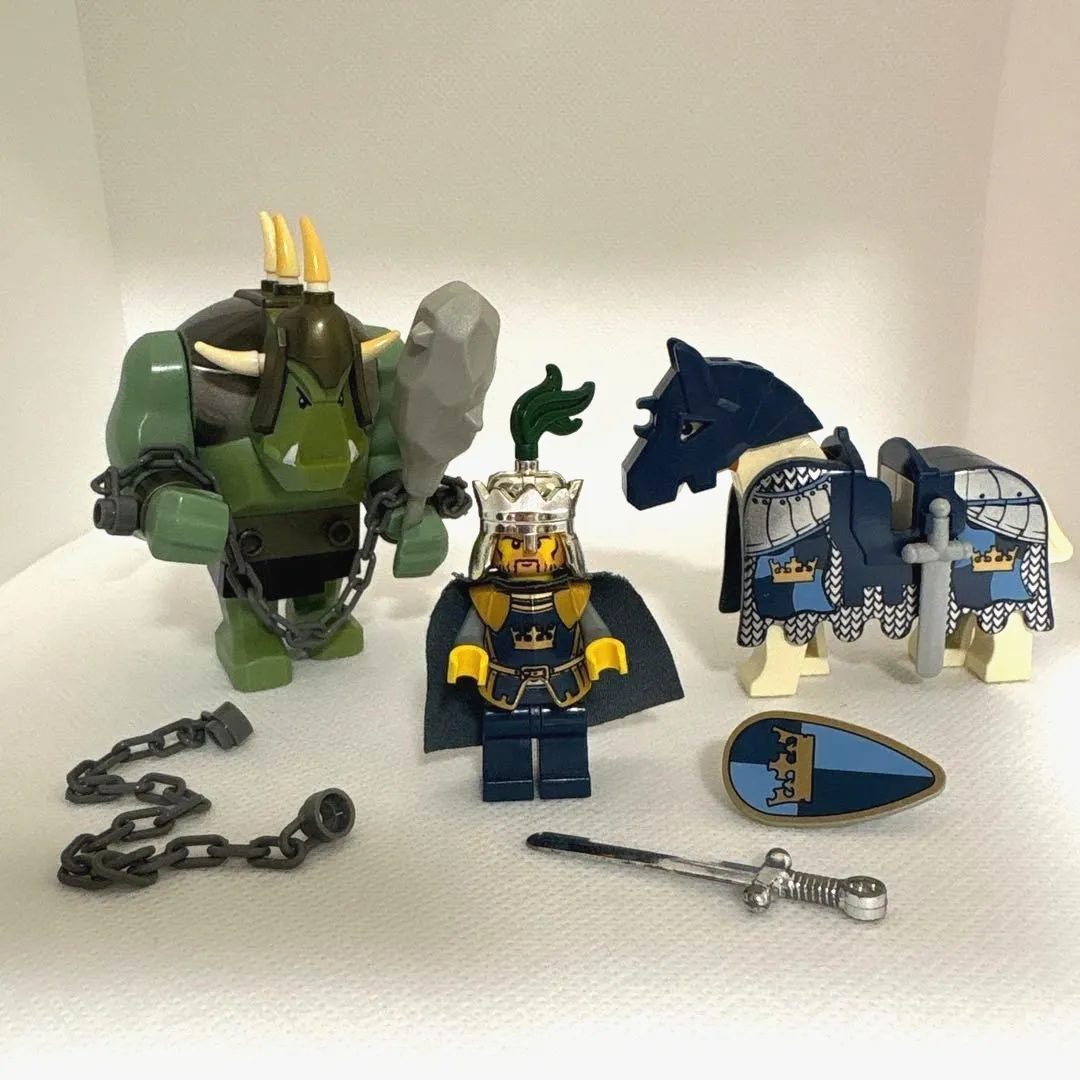 LEGO Minifigure Crown King Castle Giant Troll Fantasy Orc Lot Set Bulk Sale