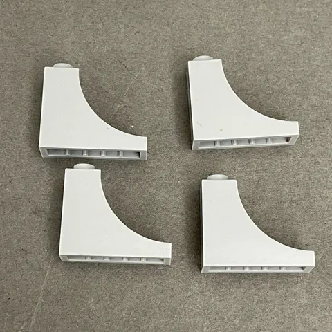 Lego 18653 Light Gray Replacement Parts Pieces Lot of 4