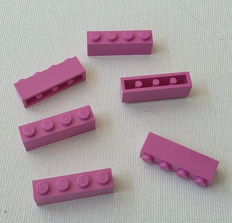 NEW LEGO 6X 1X4 BRICK #3010.