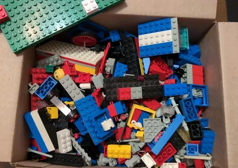 LEGO Bulk Lot – 4 Lbs - Genuine Bricks Mixed Parts 10x8x6 Box