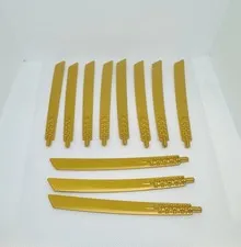 LEGO Ninjago Pearl Gold sword blade part #98135 Propeller 1 Blade 16L with Axle