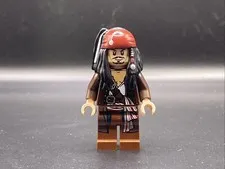 LEGO MINIFIGURE PIRATES OF THE CARIBBEAN CAPTAIN JACK SPARROW - BANDANA POC034