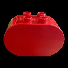 Duplo red part- red special block -combined shipping (RED26)
