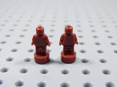 LEGO Lot of 2 Dark Red Trophy Statue Statuette Accessory Minifig BS