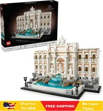 LEGO Architecture Trevi Fountain Building Set - Collectible Model of Italian