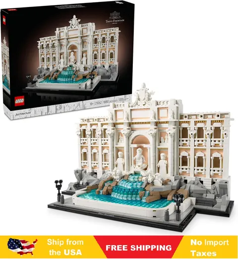 LEGO Architecture Trevi Fountain Building Set - Collectible Model of Italian