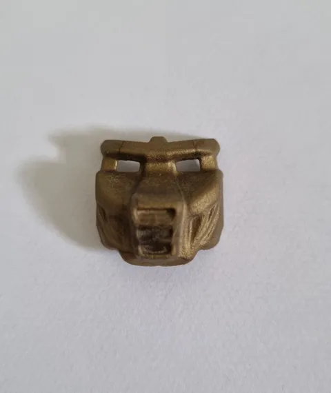 RARE LEGO Bionicle Krana Mask Gold Color Figure Robot Accessory Vintage