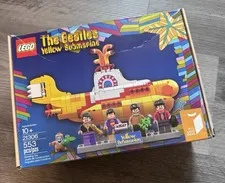 LEGO Ideas The Beatles Yellow Submarine 21306 Set 553pcs